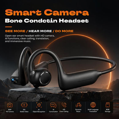 VisionAir Pro - Smart Camera Bone Conduction Headset