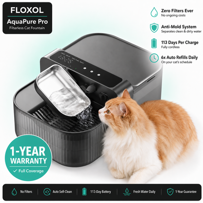 FLOXOL AquaPure Pro - Cat Water Fountain