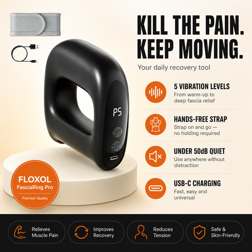 FLOXOL FasciaRing Pro — Full Body Vibration Massager