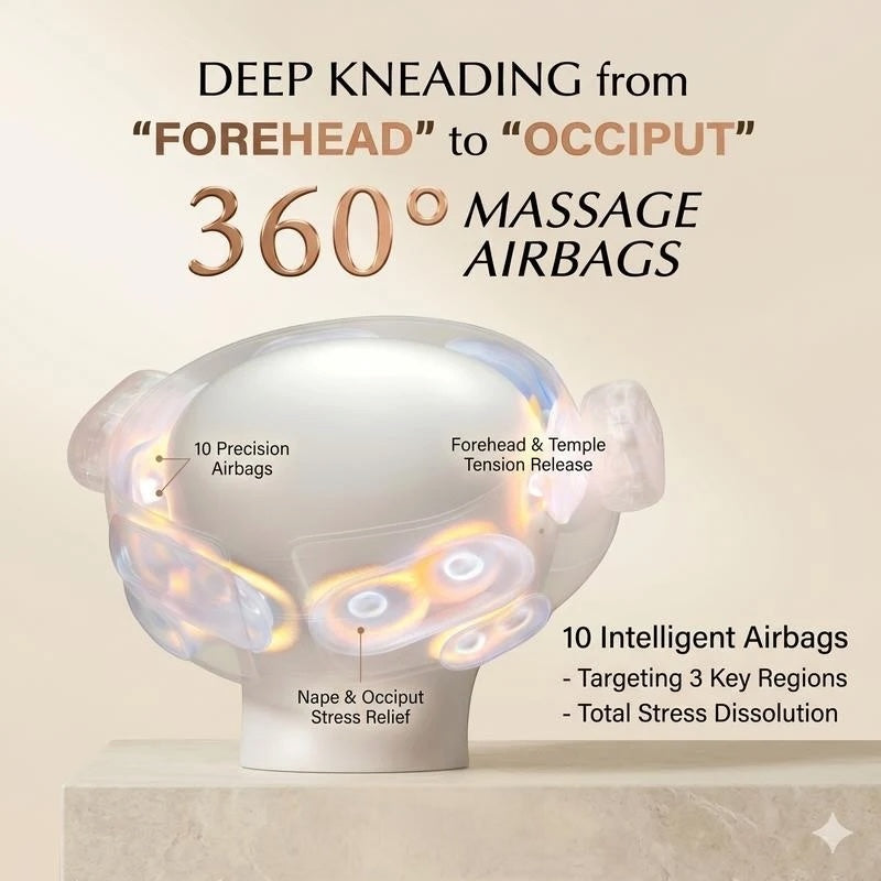 ZenSpa Pro - Air Compression Head Spa Massager