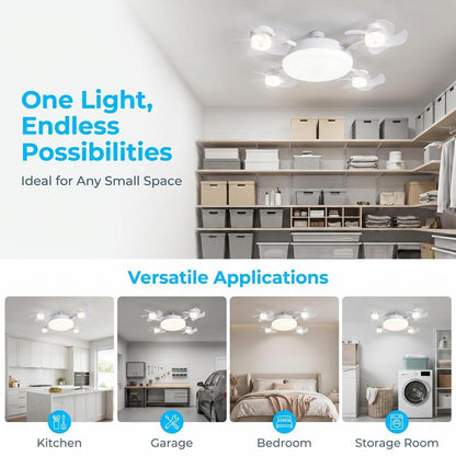 FLOXOL SnapCool Pro — Socket Ceiling Fan with Remote Control