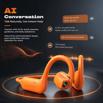 VisionAir Pro - Smart Camera Bone Conduction Headset